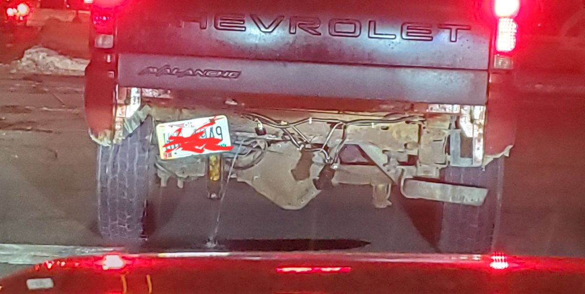 Hey, thanks for splashing that fuel all over my car back there on the freeway, appreciate it.