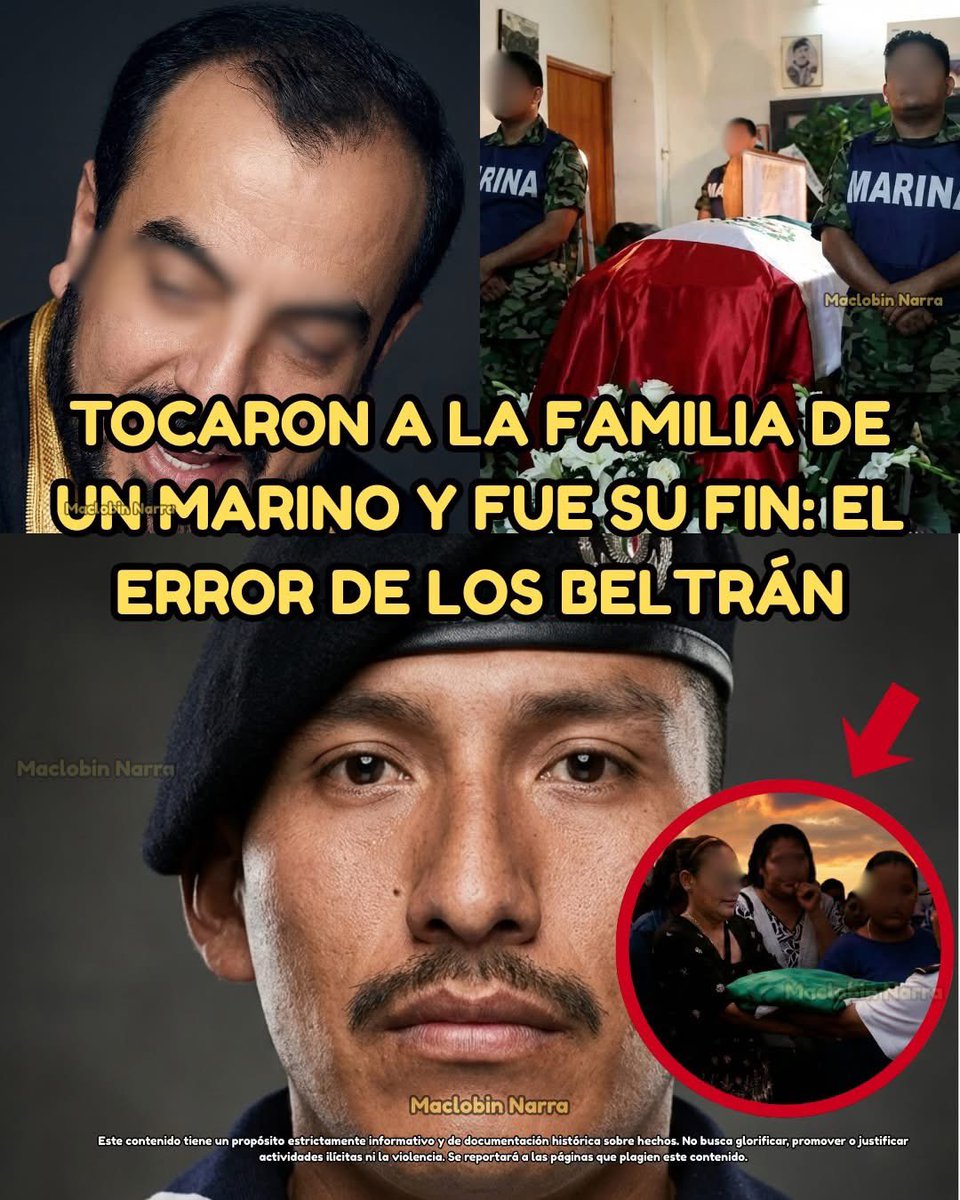 Laverdadaldia12's tweet photo. #MACLOBIN
⚓ EL ERROR QUE CONDENÓ A LOS BELTRÁN LEYVA: LA VENGANZA COBARDE CONTRA LA FAMILIA DE UN HÉROE 🇲🇽📉

En el código no escrito de la guerra, hay líneas que no se cruzan. El 16 de diciembre de 2009, en Cuernavaca, la Marina abatió a Arturo Beltrán Leyva ("El Barbas"). Fue un operativo de alta precisión, pero tuvo un costo: la vida del Tercer Maestre de Fuerzas Especiales, Melquisedet Angulo Córdova. Melquisedet fue el hombre en punta, el que recibió los impactos al abrir brecha para que sus compañeros entraran. Murió como un héroe cumpliendo su deber.

Pero lo que destruyó a la organización de los Beltrán no fue la muerte de Arturo, sino lo que hicieron días después.

La Infamia en Tabasco (El Error Fatal) 🚫
El 22 de diciembre, apenas unas horas después de que el cuerpo de Melquisedet fuera sepultado con honores en su tierra natal, Paraíso, Tabasco, un comando a*-rmado irrumpió en la casa de su familia. No fueron a pelear contra soldados. Fueron a ultimar a su madre, a sus hermanos y a su tía mientras dormían. Fue una venganza ciega, cruel y cobarde. Un mensaje de t*-rror: "Si tocan a los nuestros, tocamos a sus familias".

Ese acto fue su sentencia de muerte. Hasta ese momento, la Marina operaba con estrategia profesional. Pero al tocar a la madre de un compañero caído, los Beltrán Leyva convirtieron una misión de seguridad en una cuestión de Honor Militar. La indignación dentro de la SEMAR fue total. El "Espíritu de Cuerpo" se activó como nunca antes. La cacería que siguió fue implacable.

El Desmoronamiento 📉
La respuesta del Estado no se hizo esperar. Uno a uno, los responsables intelectuales y materiales del acto en Tabasco fueron cazados. Pero más allá de eso, este error aisló a los Beltrán. Incluso en el mundo criminal, ese nivel de violencia contra madres y civiles "calienta la plaza" a un nivel que nadie quiere. Perdieron aliados, perdieron territorio y la Marina no descansó hasta desmantelar la cúpula entera. Al romper los códigos, aceleraron su propia desaparición.

Melquisedet Angulo dio su vida por su país, y su familia pagó el precio más alto. Pero su memoria se convirtió en el combustible que acabó con quienes creyeron que podían intimidar al Estado. La lección quedó grabada con sangre: Hay puertas que, si las abres, te llevan directo al infierno.

Honor a quien honor merece. 🇲🇽⚓

⚠️ Aviso Editorial: Este contenido es una crónica documental. Se condena enérgicamente la violencia.