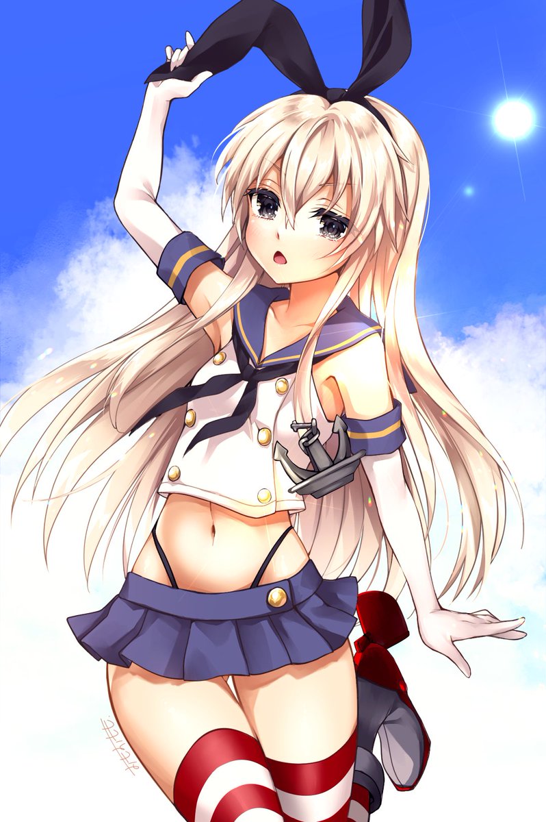 omoomomo001's tweet photo. 島風⚓🐰✨ https://t.co/7cc9d2jEDv