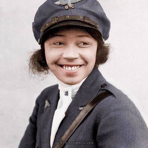 In 1921 Bessie Coleman received her pilot's license becoming the first black licensed pilot. Women &amp; people of color had no training opportunities in the US so she learnt French and moved to Paris to earn her license.

Denied. Defied. Soared.

Before Amelia Earhart ever took