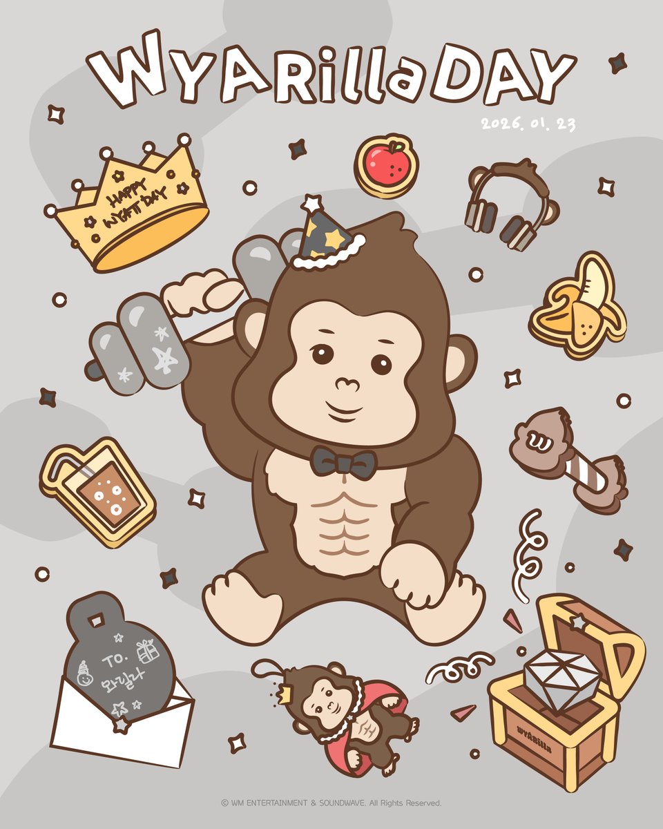 onkkomiz's tweet image. 2026. 01. 23 🦍
온앤오프 와이엇 &amp;amp; 온꼬미즈 와릴라
생일 축하해 🎉🖤

#HAPPYWYATTDAY
#HAPPYWYARillaDAY
#온꼬미즈 #ONKKOMIZ
#온앤오프 #ONF