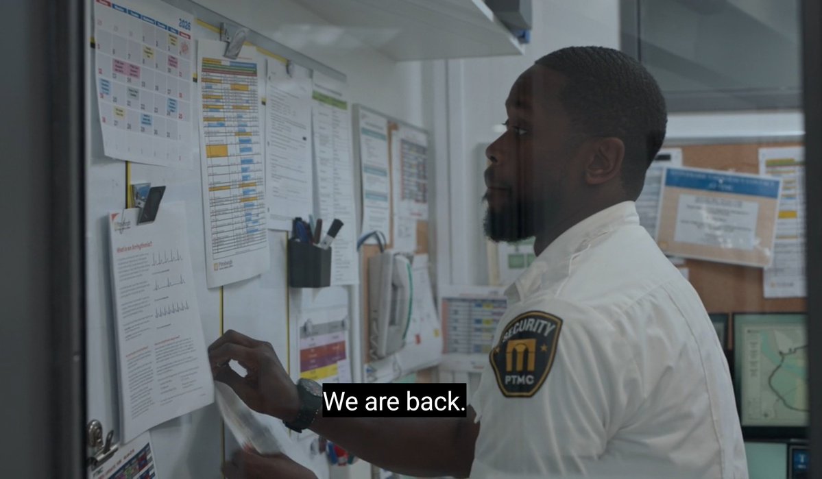 WE'RE SO BACK #thepitt