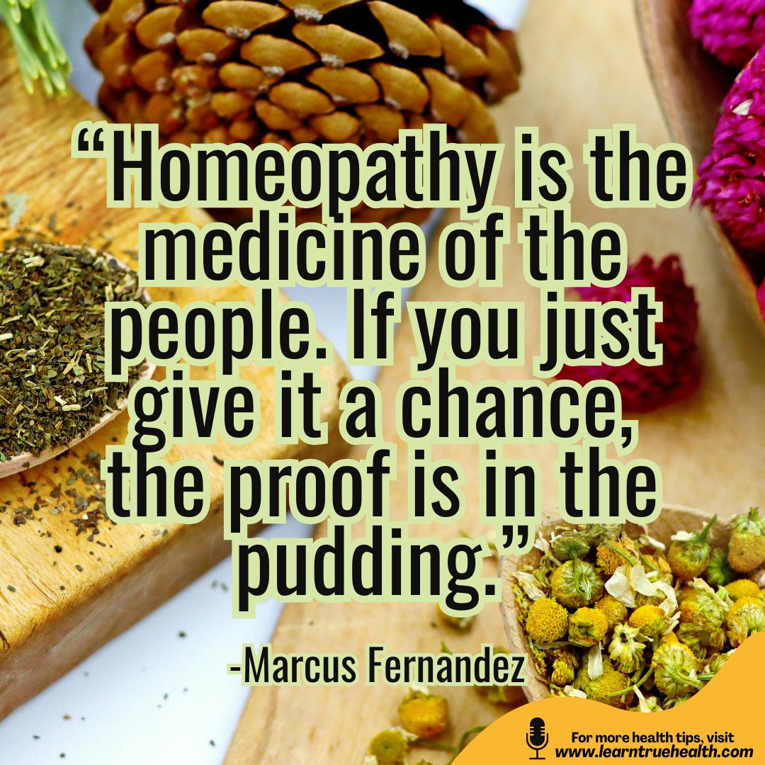 LearnTrueHealth's tweet image. Homeopathy has always belonged to the people.

It’s been used for generations, across cultures, not because of trends—but because people experience real results. 

🎧 Hear more from Marcus Fernandez in Episode 560
🔗 Link to the interview: learntruehealth.com/why-you-need-h…