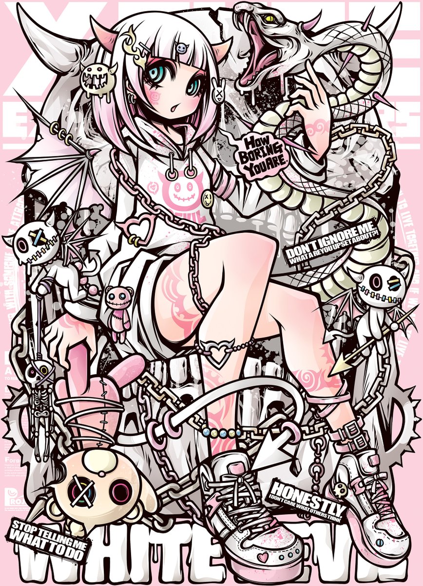 「How boring you are.」|Project.C.K.のイラスト
