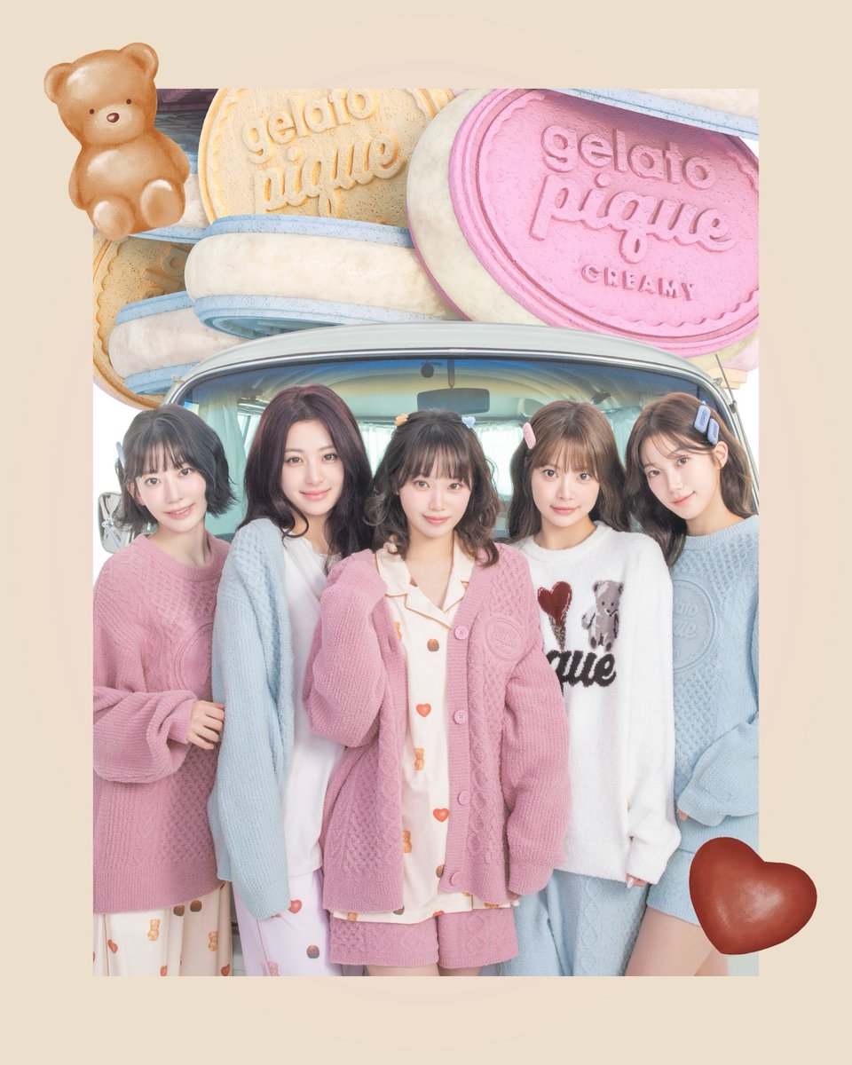 ルームウェアセット PIQUE GELATO