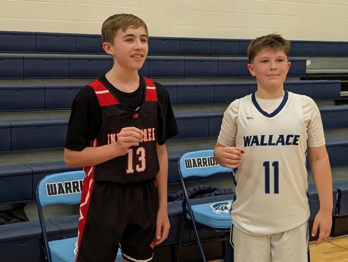 icms_athletics's tweet photo. Congrats to Kayden Mikalauskas for receiving the sportsmanship pin during tonight’s regional championship game!  

And congrats again to our 7th grade boys team and Coach Brown!  They will take on Putnam County on Monday at ICMS! https://t.co/ZnvoVOsa8E