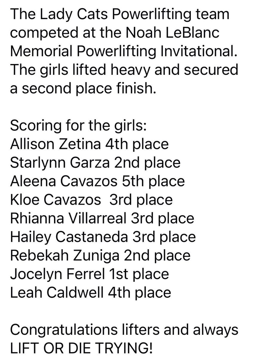@RHBobcatPOWERLIFTING tweet media