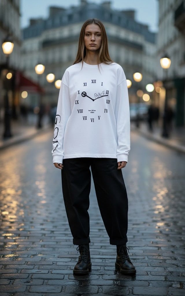 GODSIZE Spring &amp; Summer 2026 Collection 

CLOCK L/S TEE

godsize.theshop.jp/items/125814924

#GODSIZE 
#AIart