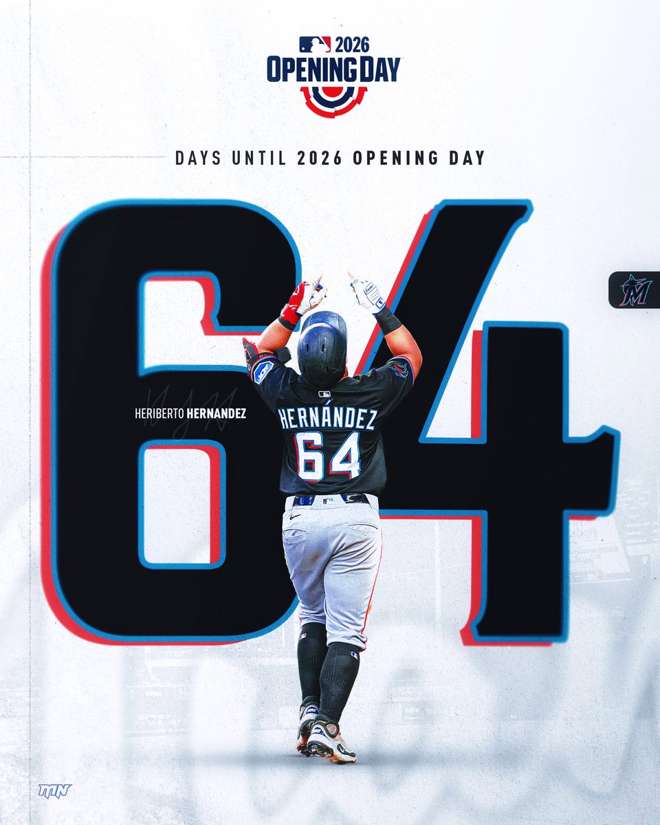 64 Days to go 🎨

#Marlins