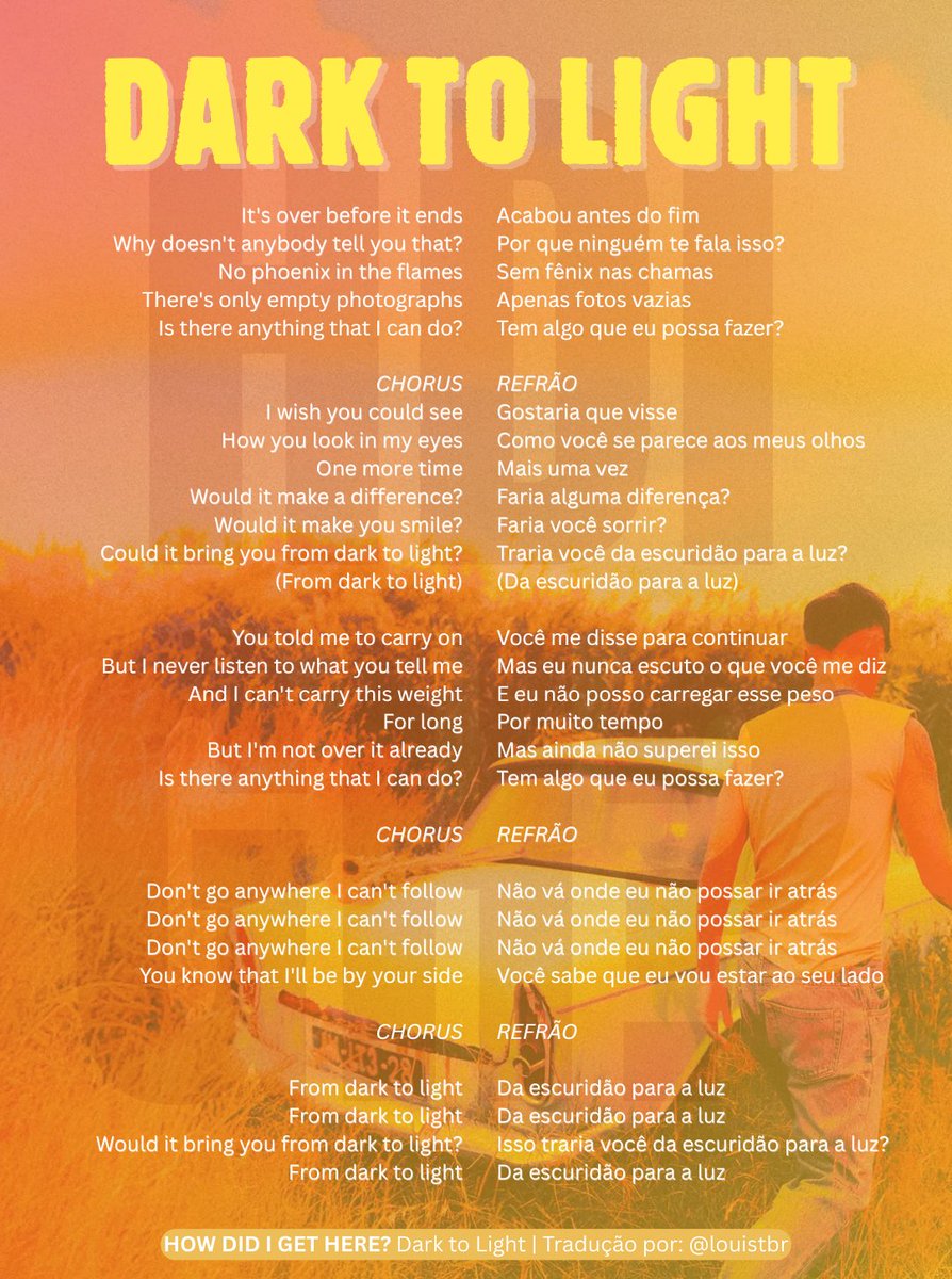 louistbr's tweet image. — DARK TO LIGHT

“I wish you could see how you look in my eyes, one more time”