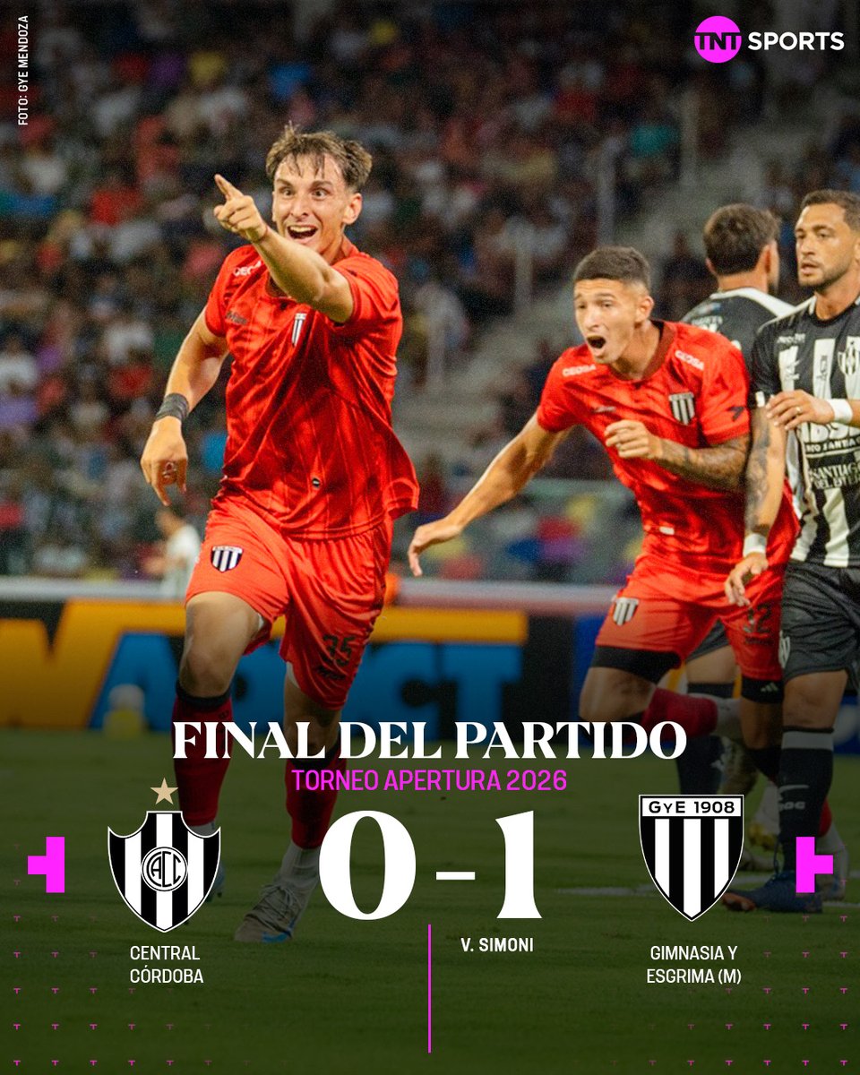 ¡Ganó Gimnasia y Esgrima de Mendoza!

Con gol de Valentino Simoni, el Lobo Mendocino sumó los primeros 3 puntos en primera.

Volvió el fútbol argentino. Vivilo por TNT Sports Premium y disfrutalo también en HBO Max 👉 #Suscribite bit.ly/suscribite-tnt…

#LPFxTNTSports