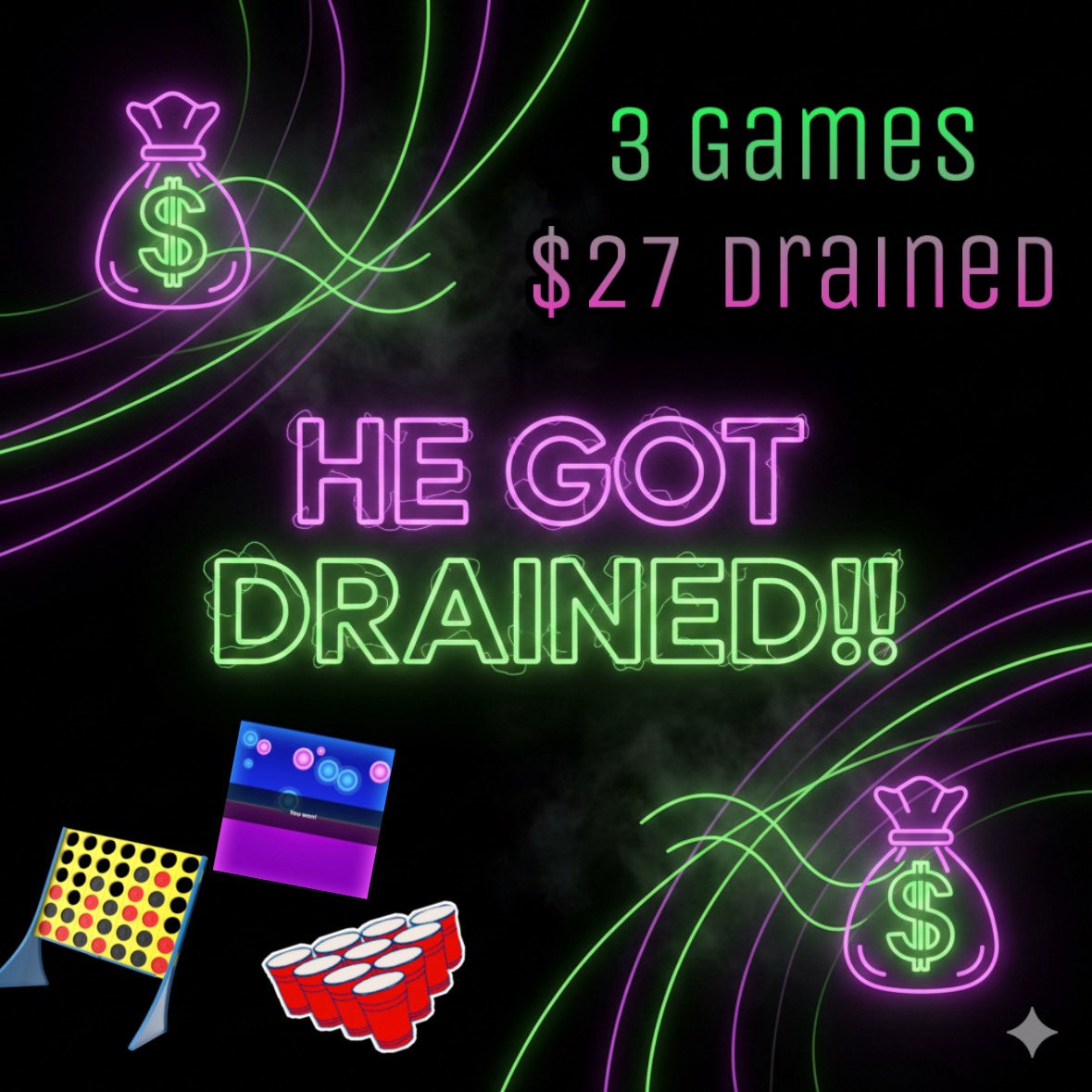 SwitchyCody's tweet photo. A good pup stopped by the arcade tonight to get drained for the first time!! He played three games, he lost three games 😈😈 think you can do better? DM and find out!! #Findom #FindomFun #FindomGames https://t.co/u4WFMtIG7P