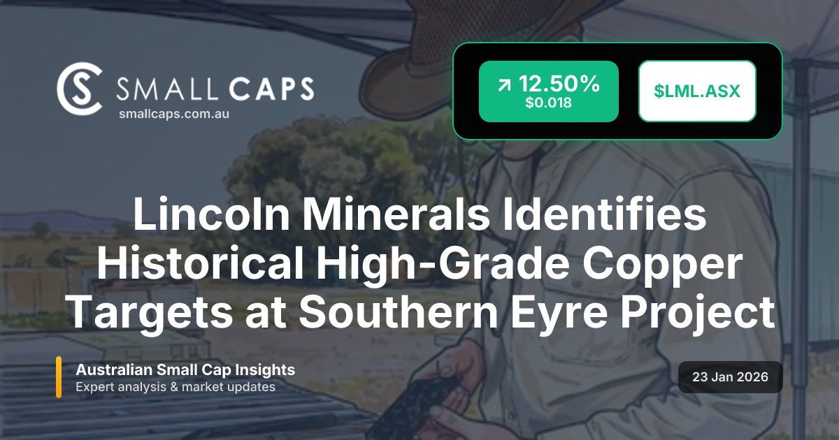 SmallCapsASX's tweet image. Lincoln Minerals Identifies Historical High-Grade Copper Targets at Southern Eyre Project

#ASX #SmallCaps #LML

smallcaps.com.au/article/lincol…