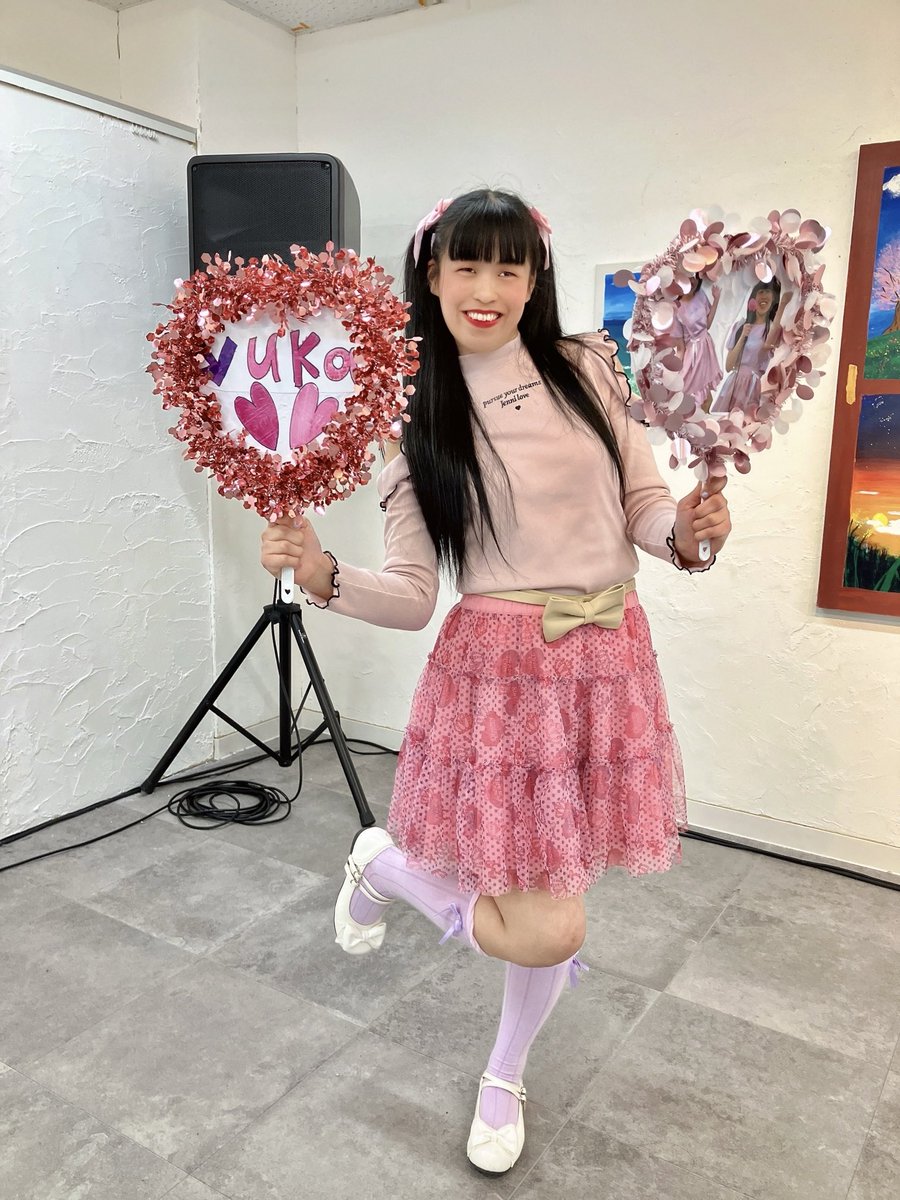 ソロなので普段はたった一人で、 ステージに立っています🎤 メンバーは