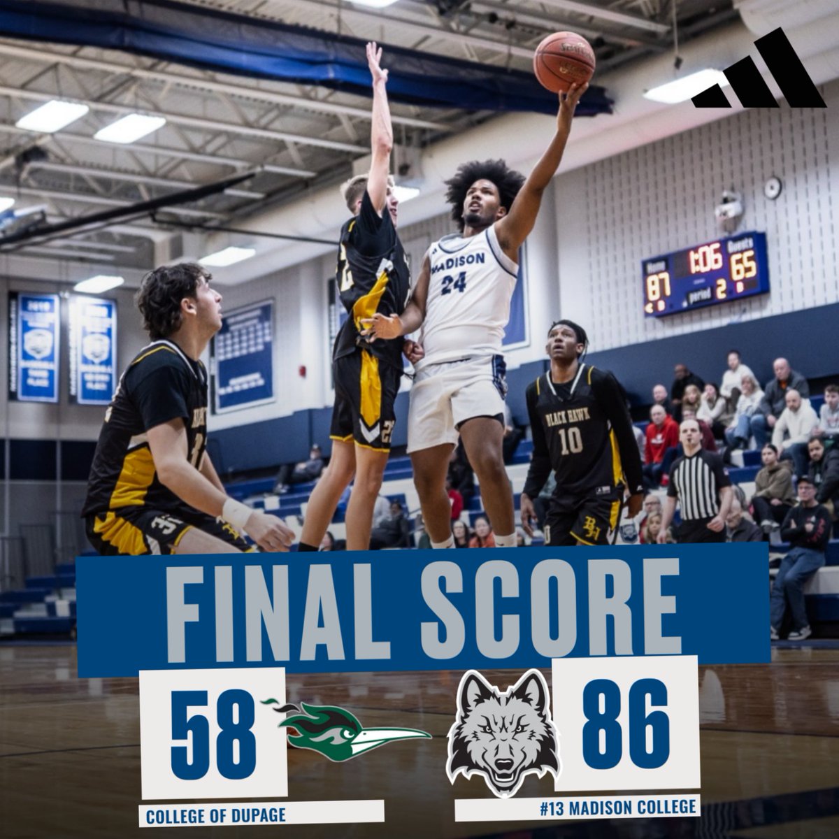 Madison College Men’s Basketball tweet media