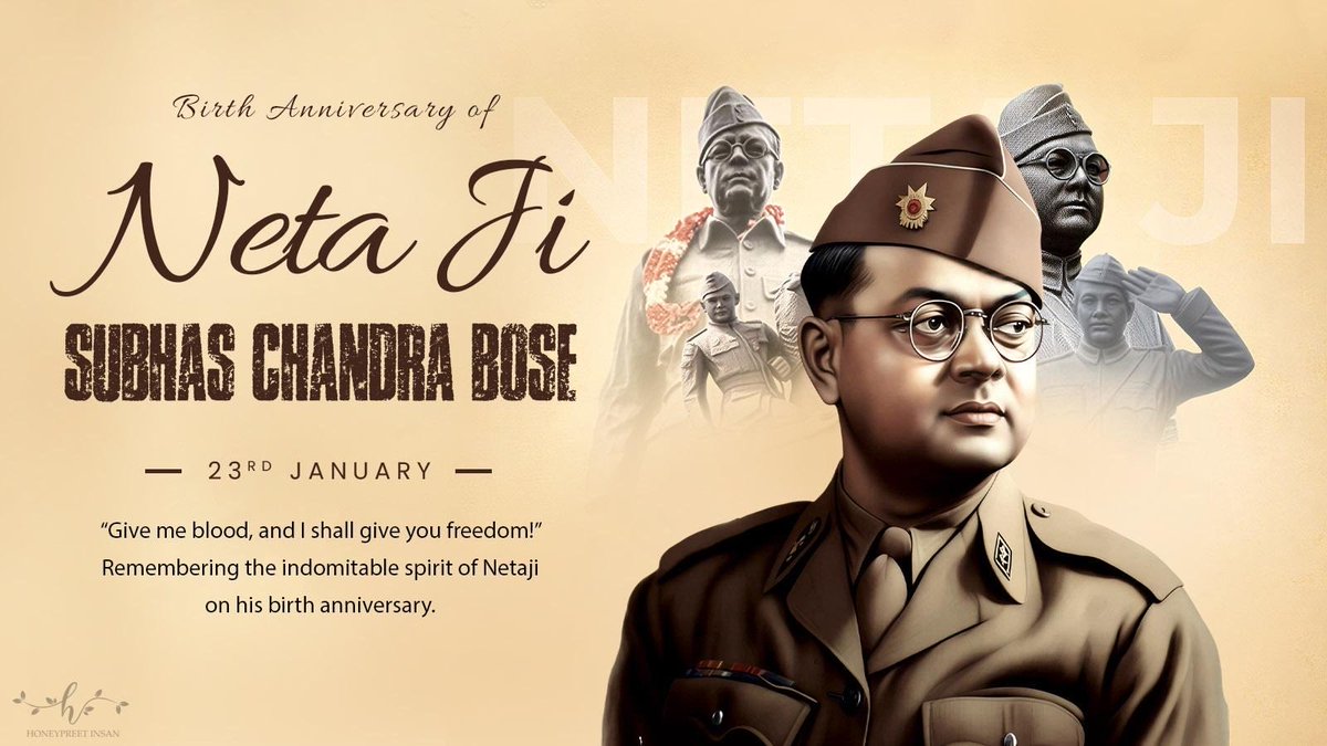 Remembering the iconic leader whose determination, courage, and resolve continue to inspire generations.
Humble tributes to Netaji Subhas Chandra Bose on Parakram Diwas.