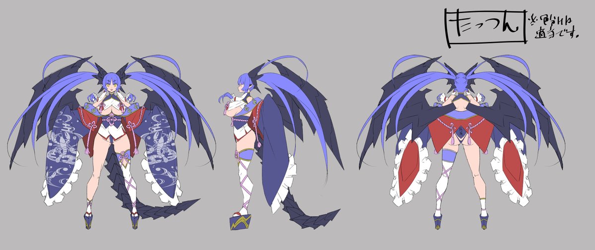 昨年末デザインさせて頂いた、エデンズリッターグレンツェたっつんデザイン画ですー。個人的には本当は貧乳にしたかった…自分にしては珍しいけど貧乳だって描いてて楽しいのだ! 