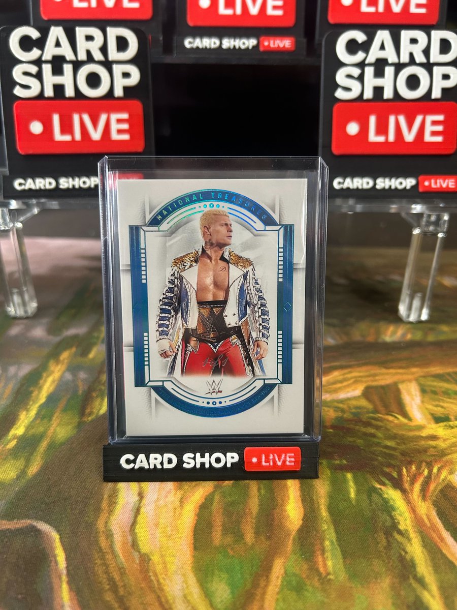 The American Nightmare Stole the show! 

How about a 1/1 Cody Rhodes Platinum base from <a href="/PaniniAmerica/">Panini America</a> National Treasures! 

What a banger card pulled by the one and only Brando on <a href="/Whatnot/">Whatnot</a> at @cardshoplive_breaks. You already know Brando Brings the heat with those hot hands!