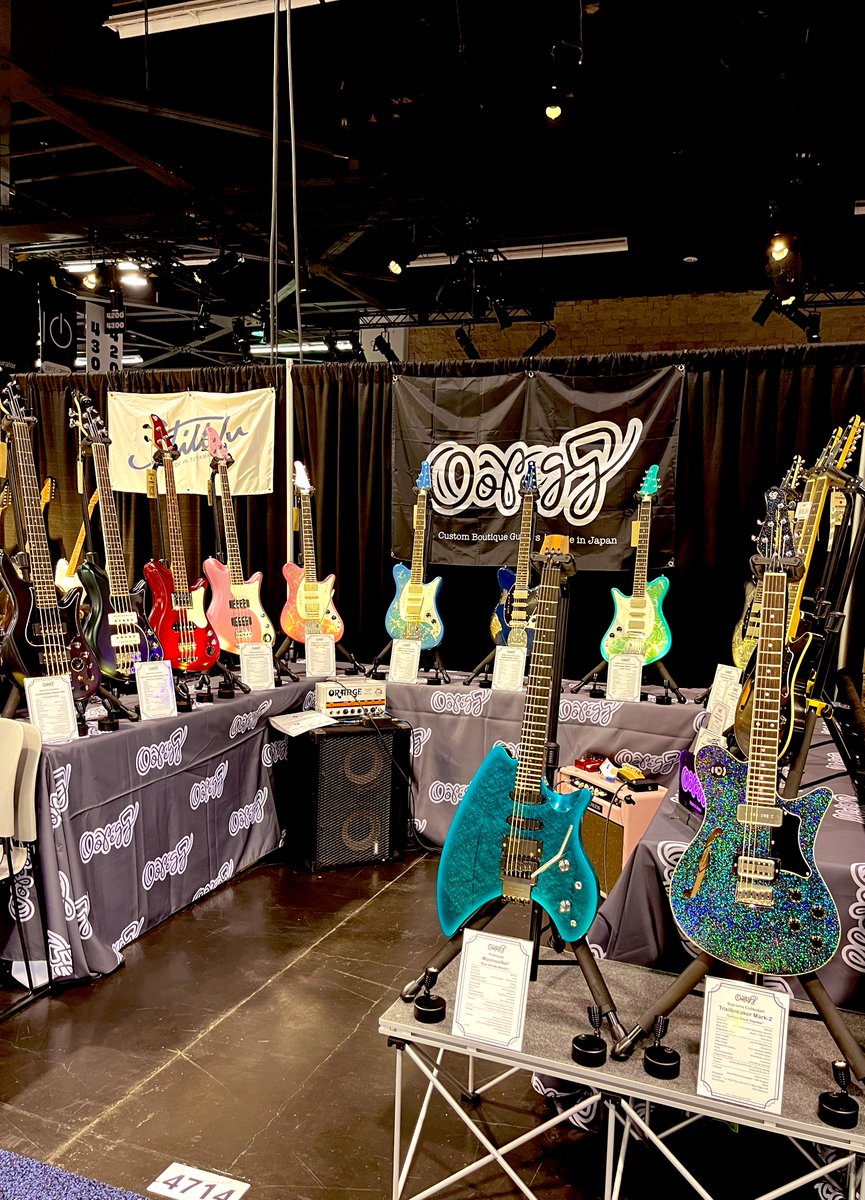 oopegg's tweet image. NAMM show 2026 - Day 1 始まりました。

#oopegg #NAMMShow #NAMM #エレキギター #エレキベース