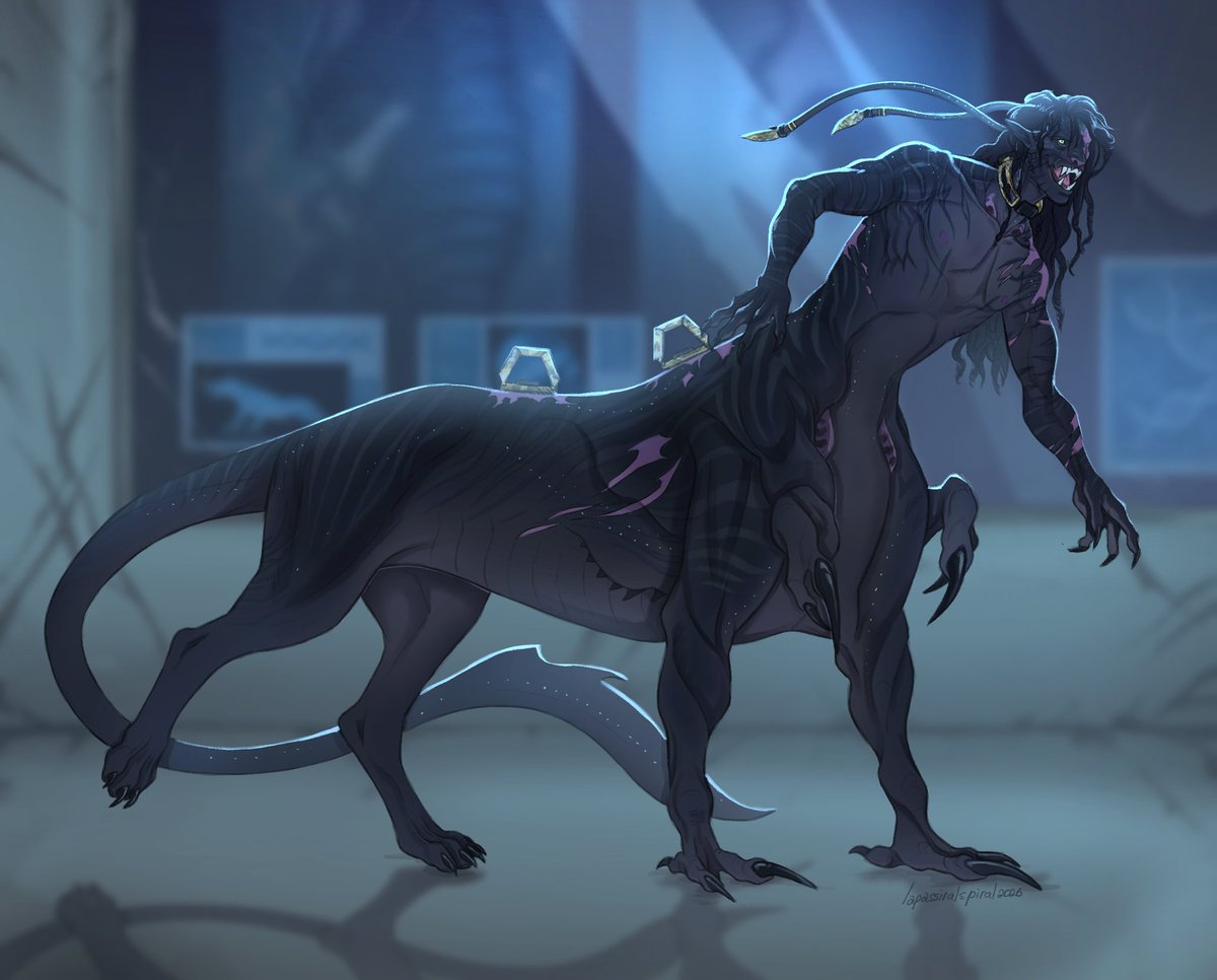 Heavily inspired by the feral thanator introduced by the avatar game

#centaur #thanator #monsterau #OC #AvatarFrontiersofPandora