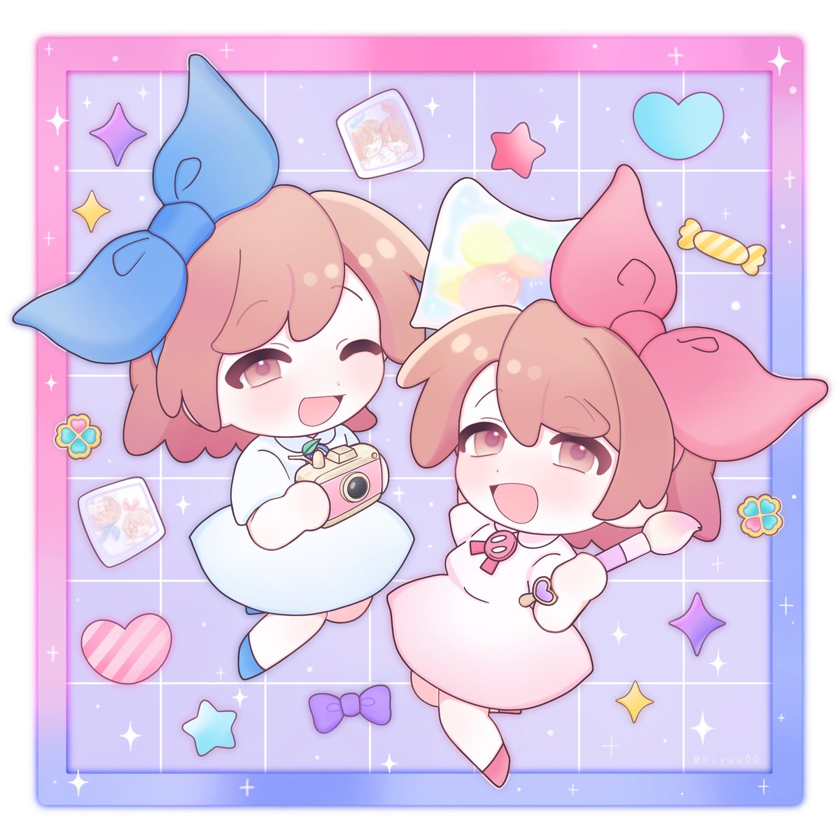 ポケツイ4コマのエルちゃんとアルちゃんを描きました~🙌

 #ポケツイファンアートコンテスト