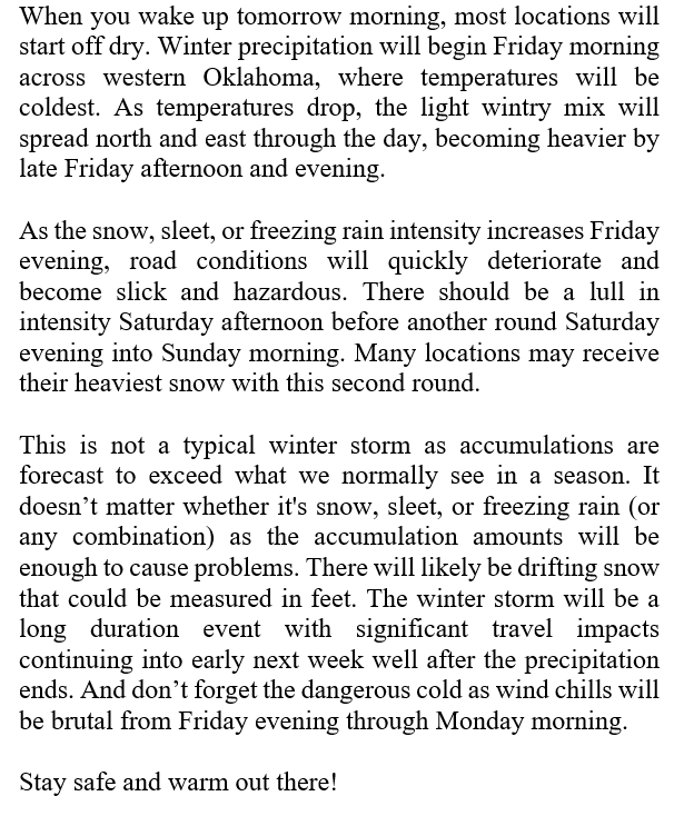 You know the question we hear often on a night like this?
"What do you really think is going to happen?"
Let’s dig into this…   #okwx #texomawx