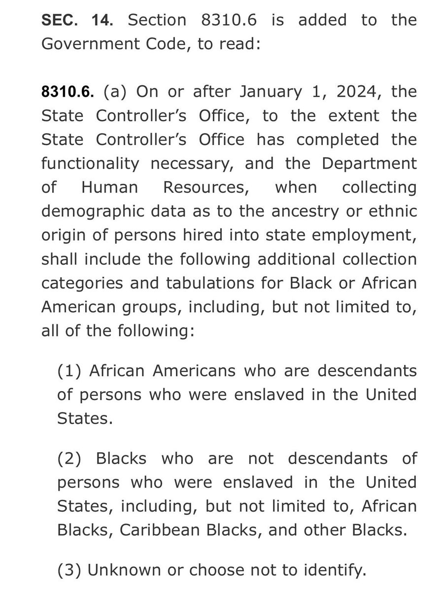 Chad_Boogie's tweet photo. ICYMI: #SB515 passed in 2025 builds on #SB189 Section 14 passed in 2022.
Read #SB189 here: https://t.co/iajEUoKCmT
#Disaggregation #Delineation #LineageData โ๐พ๐ช๐พ๐บ๐ธ https://t.co/kA2cb4TUfQ