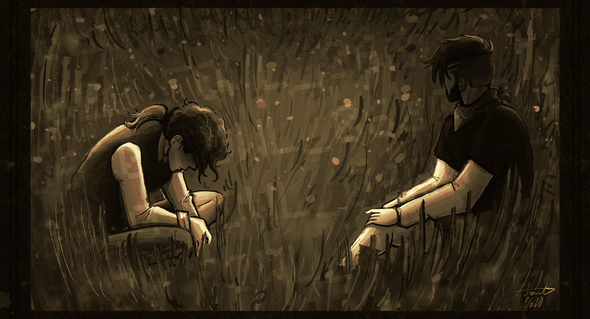 put me down where the greenery stings

comm for <a href="/bluecination/">♡</a> 
#jesterpenguin #sb737fanart #clownpiercefanart