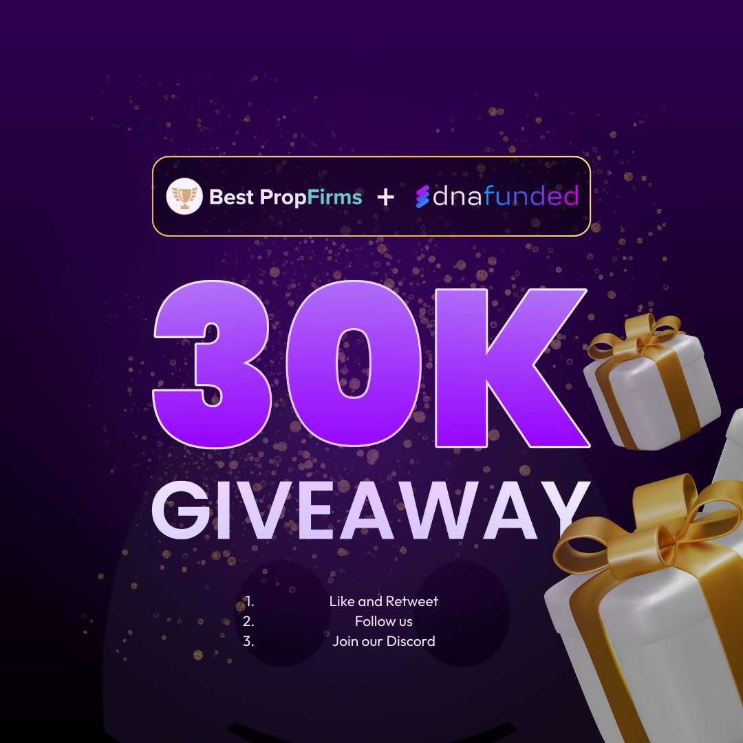 Prop_Firms's tweet photo. Discord Giveaway 🥳 from Prop Firm @dnafunded 

3 x 10k 1-phase challenge accounts 🎁

To enter for a chance to win 👇
1️⃣ Join our Discord ➡️ https://t.co/NFlhrCL8Bu
2️⃣Follow @Prop_Firms  
3️⃣Like & Retweet this Post
4️⃣Comment 'FUNDED'

📅 Ends: 28th of January at 8am (ET)
🏆 Winners chosen and announced on Discord

Make sure to join Discord for a chance to win ❤️

#giveaway #propfirmgiveaway #dnafunded #like #retweet #proptrading #propfirms #massive