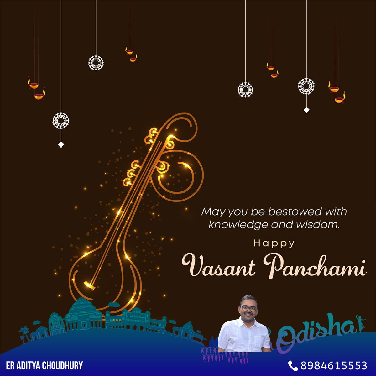 ADCHOUDHURY's tweet photo. May Goddess Saraswati bless you with wisdom and prosperity this spring. May your year bloom with endless possibilities. https://t.co/6feSpeMDTx