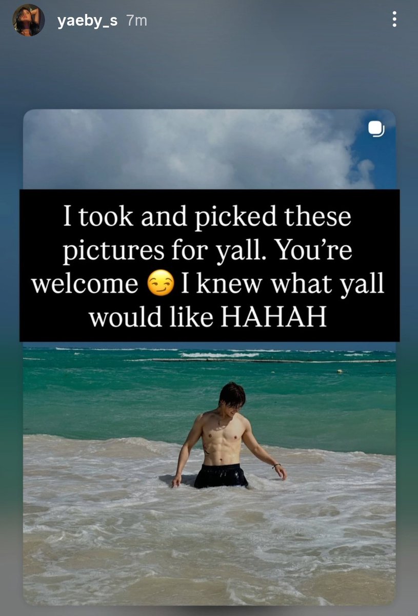 thank you yaeby for your service and knowing what we like ❤️