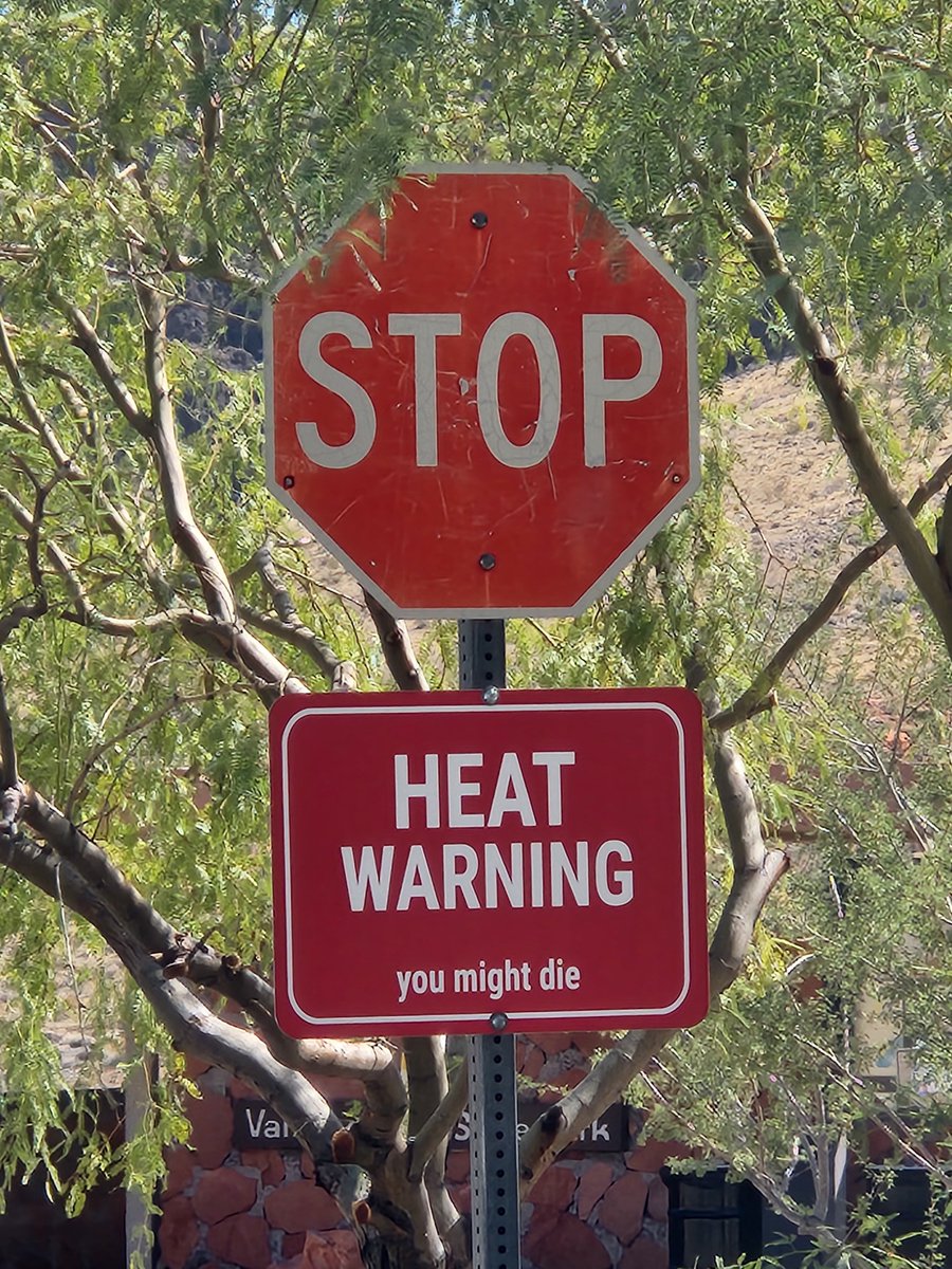 DailyPicTheme2's tweet image. Friday 23 January

Today’s Daily Picture Theme is ‘Hot'

RT or reply with your own photo 

Tomorrow’s theme will be ‘Ideal'

#DailyPictureTheme

Well, it must get hot here to earn such a warning! Valley of Fire State Park, USA.