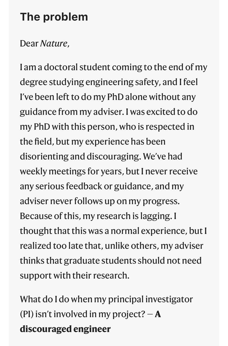 SciencNews's tweet image. My PI is not offering any support or guidance on my PhD project, what should I do?

#PhD #Grant #academia #AcademicTwitter #postdoc #InnovMed2026