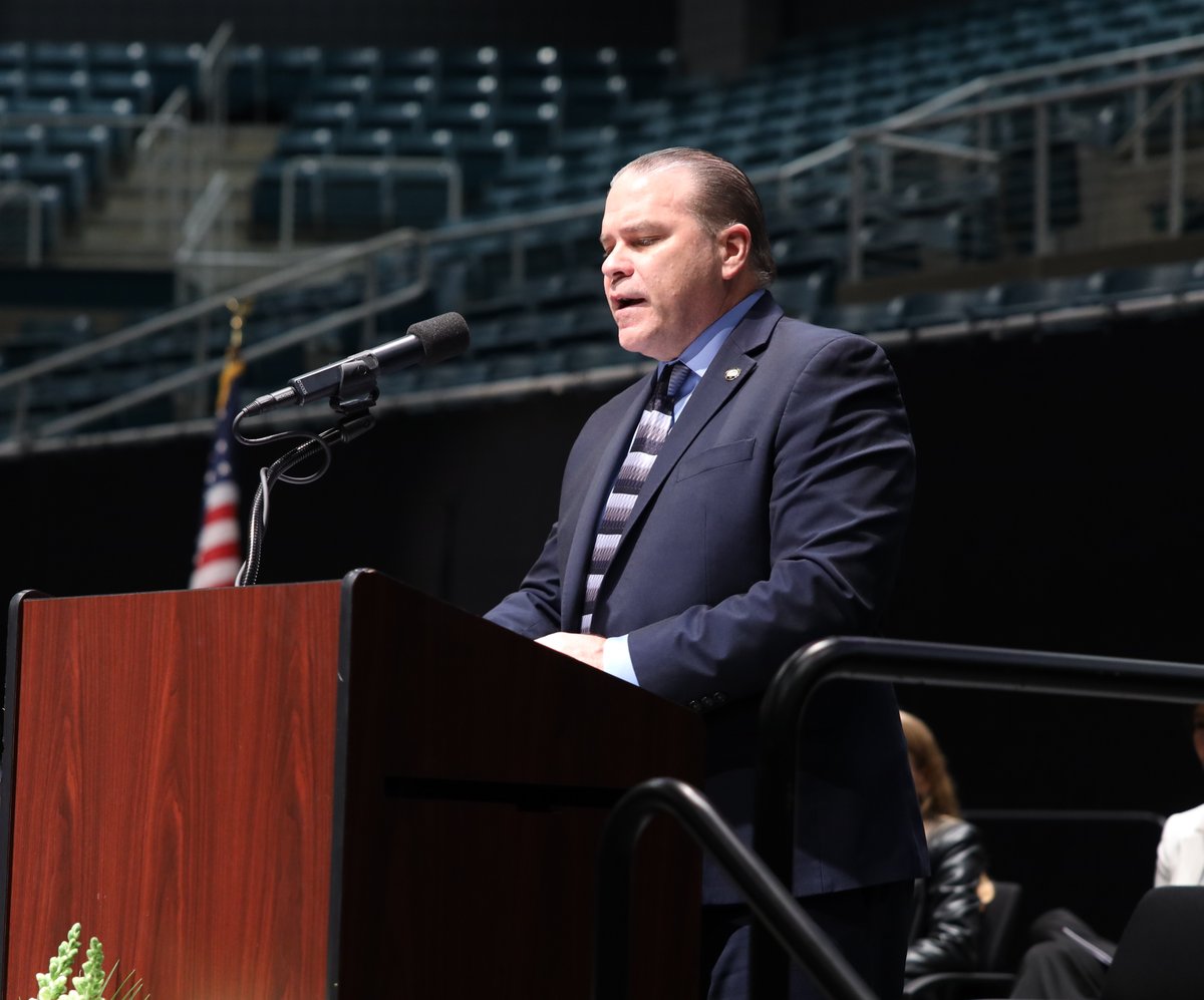 katyisd's tweet photo. Tonight marked a milestone for the Class of 2026.
Cheers filled the Leonard E. Merrell Center as 85 Katy ISD students crossed the stage Jan. 22 during the 2026 Winter Commencement Ceremony.
Read more: https://t.co/oOToSJ8y2U
#KatyISD #WinterGraduation #Classof202 https://t.co/dIR6y65yef