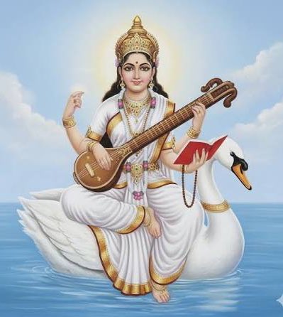 5th Lunar day of month of Magh is celebrated as ‘Basant Panchami’ बसंत पंचमी dedicated to mata Sarasvati. This day is considered auspicious for a child to start learning.
▪️This is the day she was created by Lord Brahma.
▪️NO, not by copulating with another woman;
▪️Saraswati was