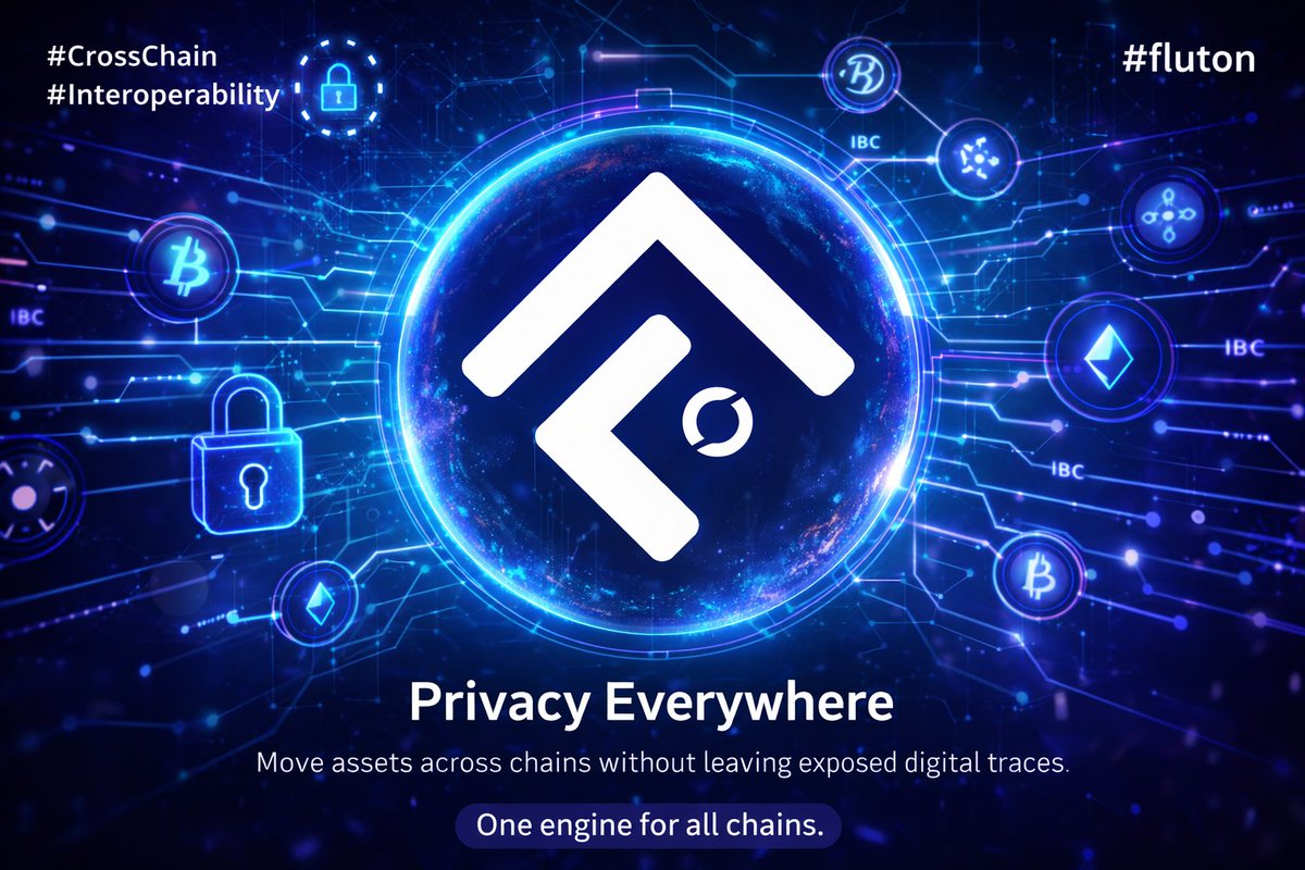 CleuthCat's tweet photo. https://t.co/aLobxHMHHy support IBC to unify everything.
“Privacy Everywhere” means you can move assets across chains without leaving exposed digital traces.
One engine for all chains. 
#CrossChain #Interoperability
#fluton https://t.co/TDTfqnV87t