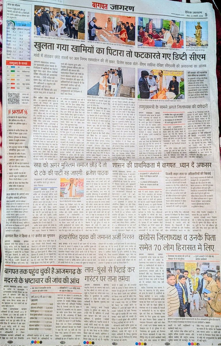 <a href="/INCIndia/">Congress</a> के निर्देश पर <a href="/INCUttarPradesh/">UP Congress</a> के मार्गदर्शन में <a href="/INCBaghpat/">Baghpat Congress</a> जनपद #बागपत में मुख्य विपक्ष की भूमिक बखूभी निभाते हुए।
<a href="/RahulGandhi/">Rahul Gandhi</a> <a href="/priyankagandhi/">Priyanka Gandhi Vadra</a>
<a href="/AjayLalluINC/">Ajay Kumar Lallu</a> <a href="/avinashpandeinc/">Avinash Pande</a> <a href="/DeependerSHooda/">Deepender Singh Hooda</a> <a href="/dgurjarofficial/">Dheeraj Gurjar</a> <a href="/kashikirai/">Ajay Rai🇮🇳</a>