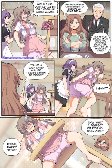 The Princess is a Baby Page 30 Now she can eat properly~