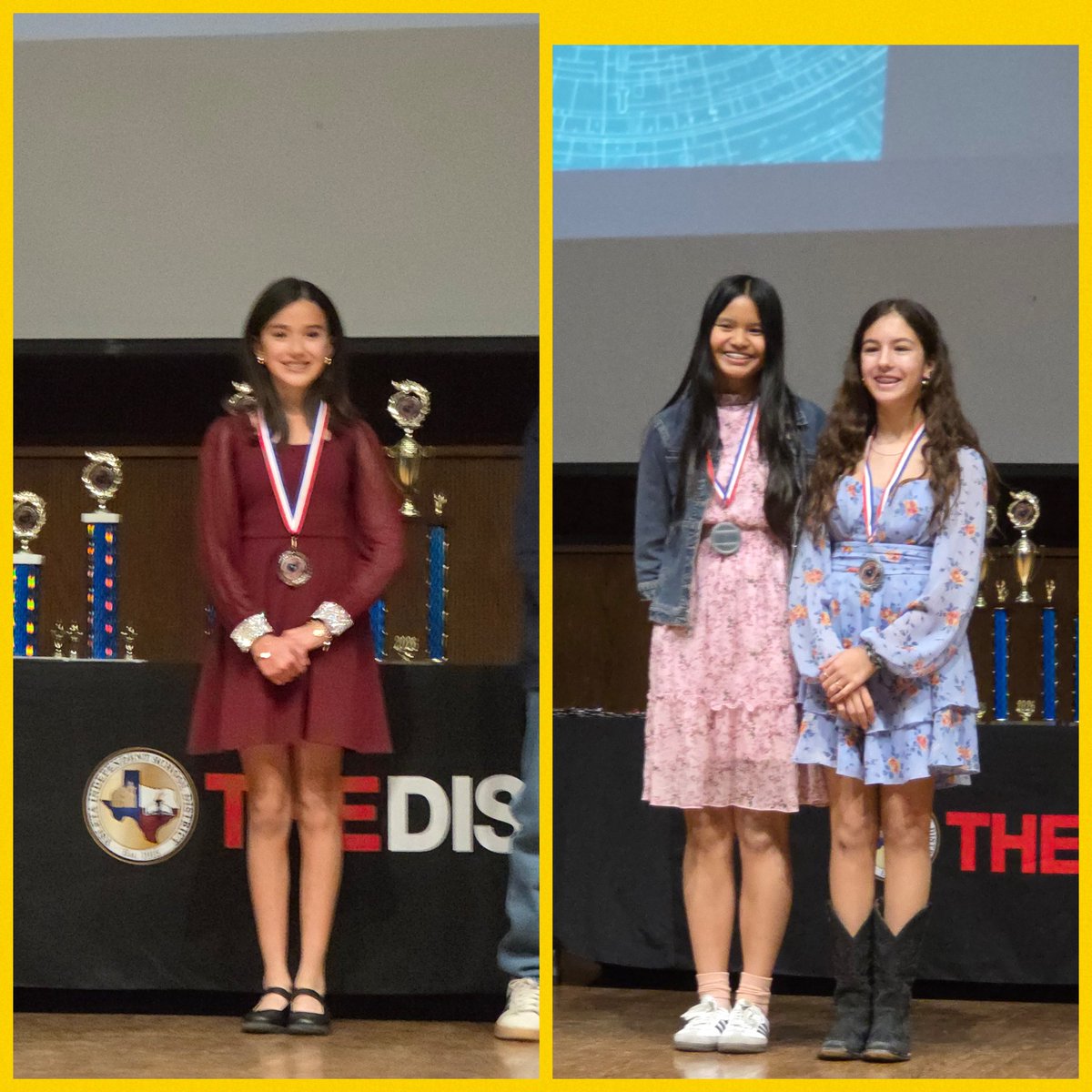 Congratulations to our strong middle school teams. They all placed <a href="/YsletaISD/">Ysleta ISD</a> Science Fair.  They did <a href="/EastwoodKnolls/">Eastwood Knolls 💛💙</a> very proud. Thank you Mrs. Lucero for your dedication to our students. <a href="/BrendaChR1/">Brenda Chacon-Robles, Ed.D.</a> <a href="/K1mberlyPerez/">Kimberly Perez</a> #elevatingexcelence #carryingthestandard