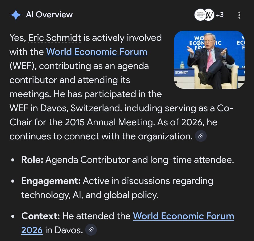 $kta Well, well, well.... Look who's a card carrying member of the WEF 🤯

Start putting the pieces of the puzzle together and you get a pretty picture.
