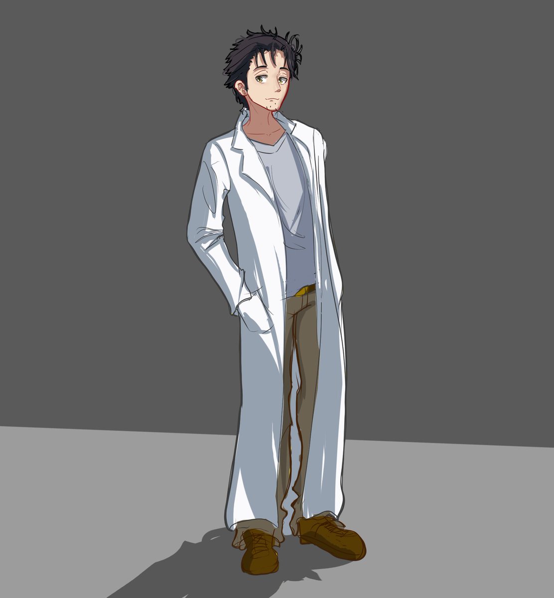 pixelattew's tweet photo. 2h okabe fullbody practice https://t.co/QYDjsCoFMZ