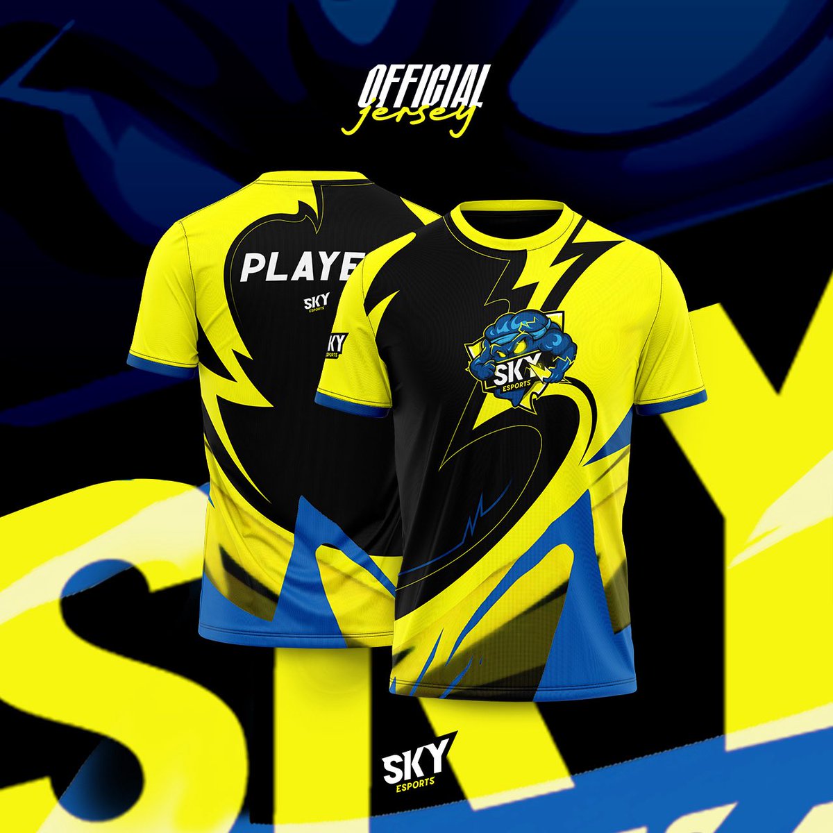 SkyHighClash's tweet photo. Official shirt for our esport team #Gosky #GoSkySports #ClashOfClans #Legends https://t.co/EvPiMjFs5B