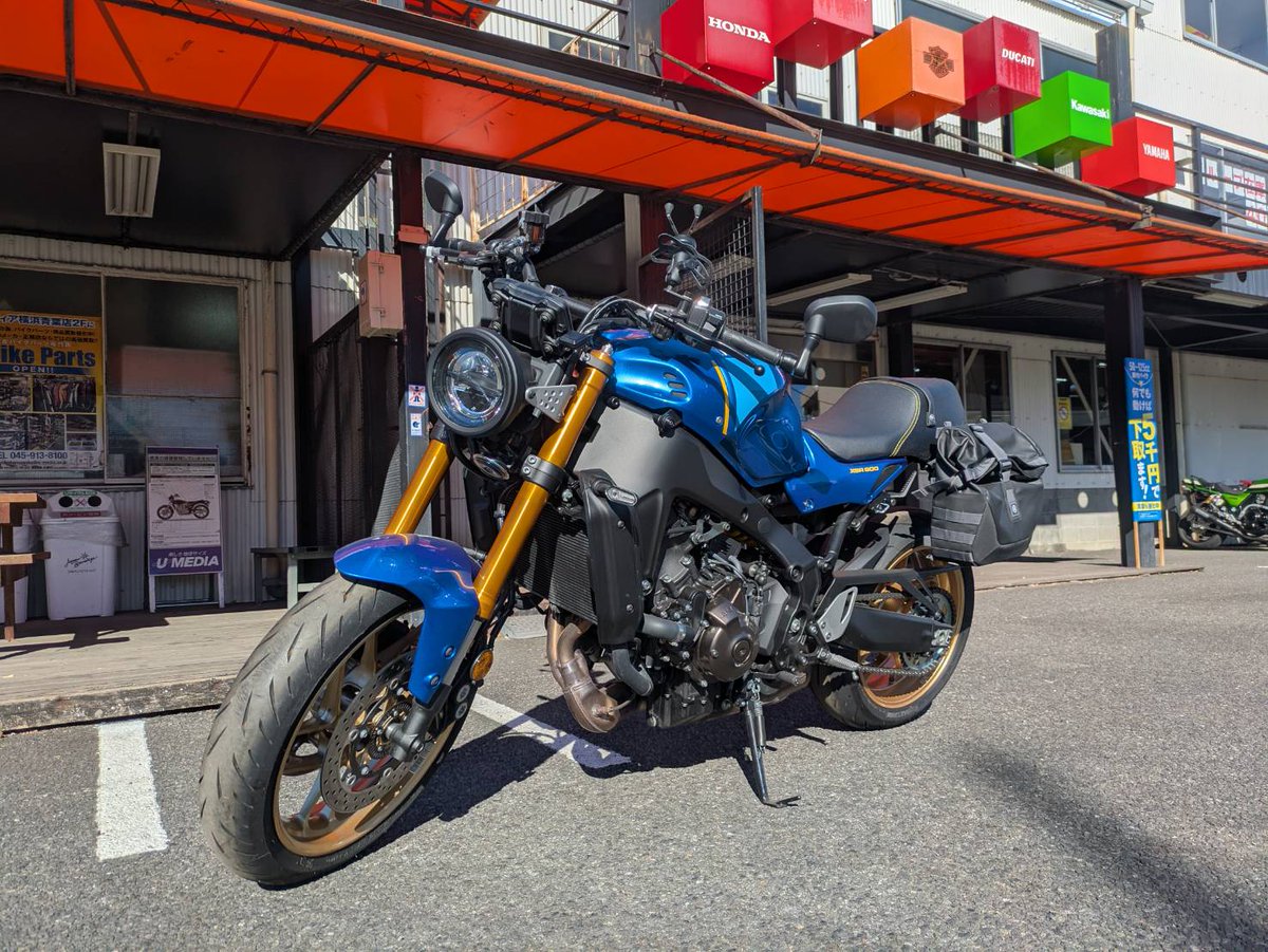 UMEDIA17's tweet photo. みなさん、こんにちはユーメディア橋本店です🐤【ヤマハ　XSR900】中古車が 入荷致しました！   店長おすすめの１台です！  ご検討中の方は橋本店まで！📷TEL042-700-0380　#YAMAHA #XSR https://t.co/p9dq2wxhwC