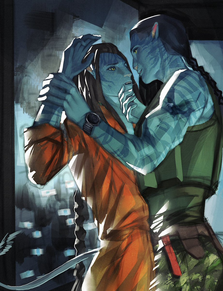 Super20021128's tweet image. “This isn’t about them,it’s about me and you.”

#Quarjake #JakeSully #colonelquaritch #Quaritch #AvatarFireandAsh #avatar3