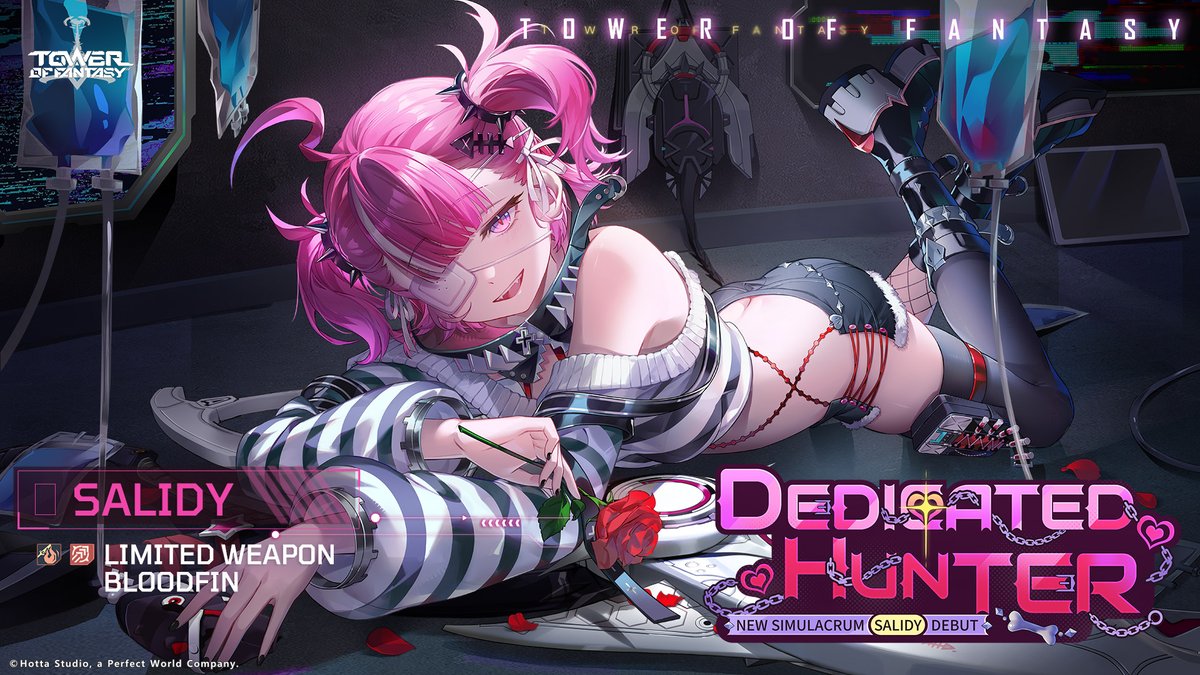 ToF_EN_Official's tweet image. #TowerofFantasy New Simulacrum #Salidy Debuts Soon

📅 After the February 3 update – March 9, 21:00 (UTC+0)

★ Salidy Limited Order ★ Opens Soon

"This world only has room for the ones who matter. So I'll survive. I'll grow stronger. And I'll take back all the love that…