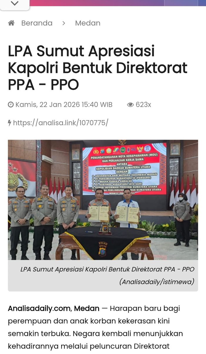 Polri terus menunjukkan komitmen nyata melalui pembentukan Direktorat PPA-PPO demi memberikan rasa aman dan perlindungan maksimal bagi perempuan, anak, dan kelompok rentan.  
#KonsistenTegakkanHukum  
Prioritas Berikan Perlindungan