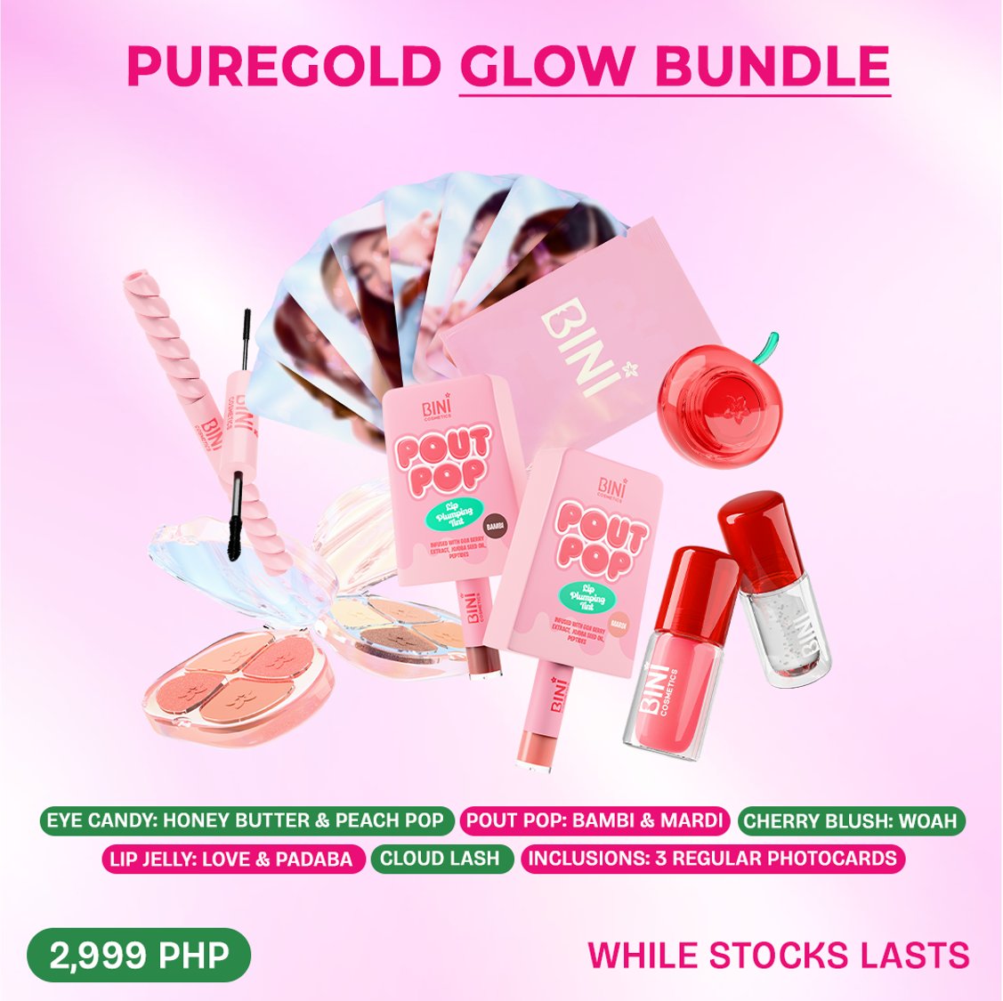 BINI_ph's tweet image. Exclusive #BINICosmetics bundles? Say less!💖🛍️ Get yours at BINI Cosmetics Personal Shoppers Day!😉

📅 January 24, 2026 | 1–3PM
📍 Puregold Kalentong

#BINI @Puregold_PH #Puregold #AlwaysPanalo