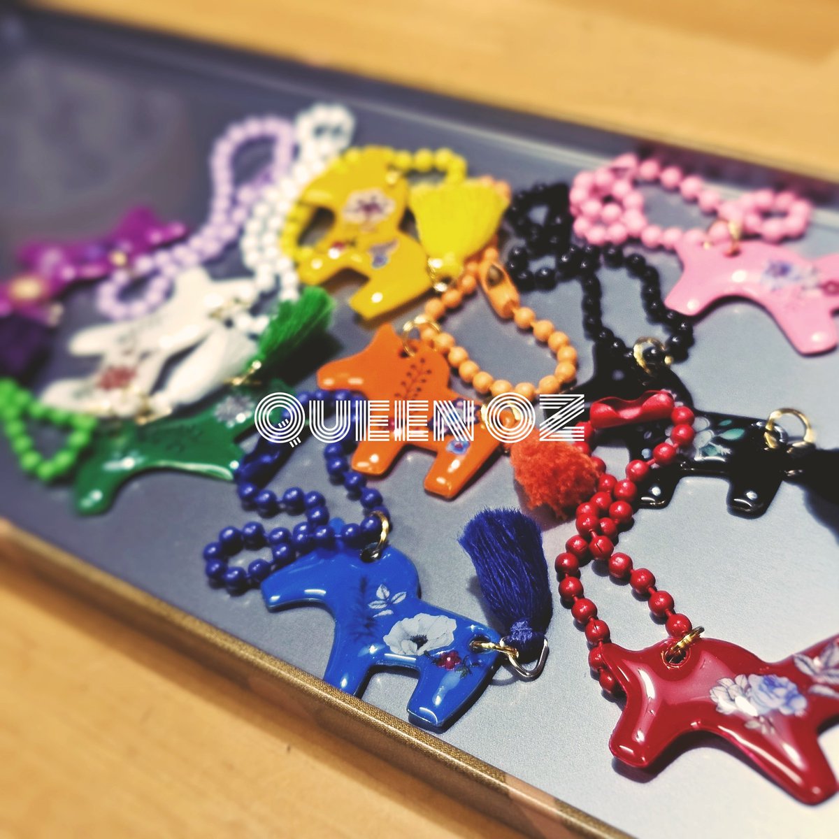 セットのダーラナホース風チャーム🎠が、出来た♡