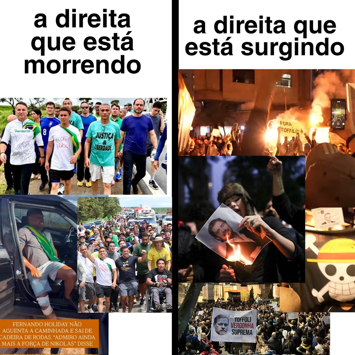 cristaodombl's tweet image. Não tem nem comparação. Uma exala derrota, a outra exala glória. A geração Z está on fire!!!

@MBLivre
