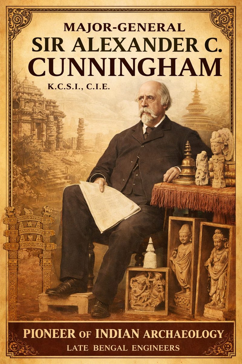 भारतीय पुरातत्व विभाग के जनक और भारत के गौरवशाली इतिहास को जमीन से खोदकर निकालने वाले जनरल कनिंघम सर की 212 वीं जयंती पर समस्त जनमानस के तरफ से हार्दिक बधाईया
<a href="/narendramodi/">Narendra Modi</a> 
<a href="/rashtrapatibhvn/">President of India</a> 
<a href="/ANI/">ANI</a> 
<a href="/Article19_India/">Article19 India</a> 
<a href="/IbcWorldOrg/">International Buddhist Confederation (IBC)</a> 
<a href="/samratashokclub/">सम्राट अशोक क्लब</a> 
<a href="/Awadhes24791799/">Awadhesh Maurya</a>
 <a href="/Anjalisaini_/">Anjali Saini</a>